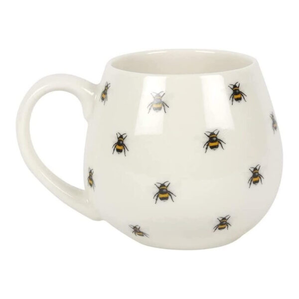 Bee Happy Bone China Print Mug