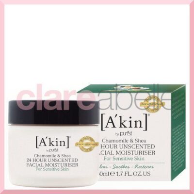Chamomile & Shea 24 Hour Unscented Facial Moisturiser 50ml