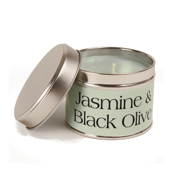 Pintail Jasmine & Black Olive Coordinate Tin Candle