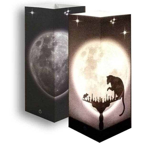 Luxa Moon Chess Shadow Lamp