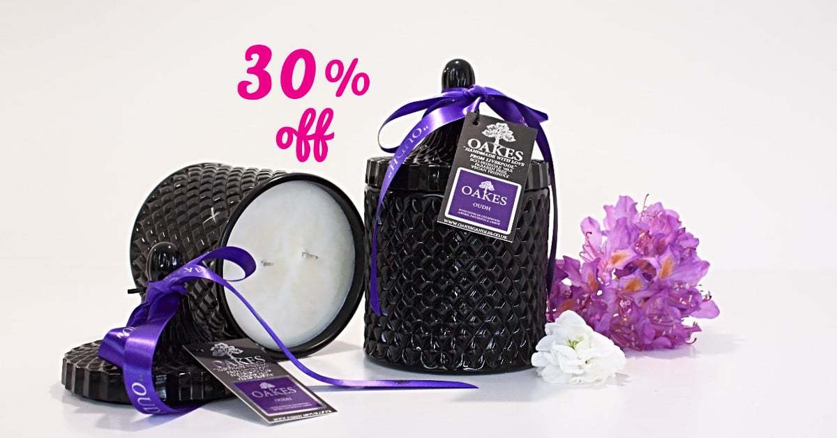 September Sale 30% Off Candles